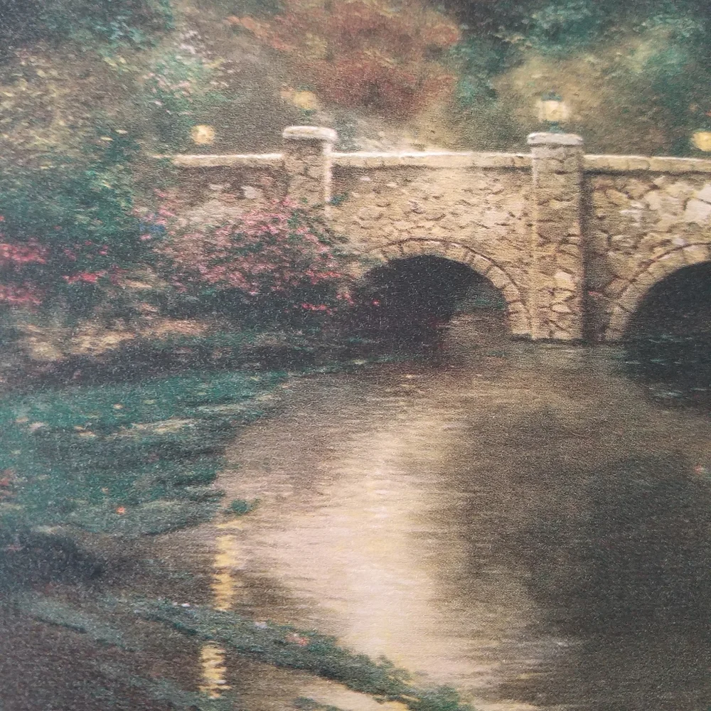 Wallpaper Border Thomas Kinkade Lamplight Inn